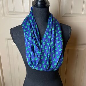 Sperry Scarf Blue and Green Nautical Design